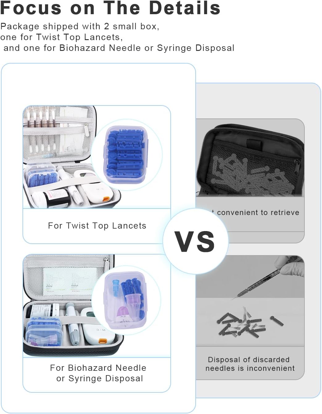 Diabetic Supplies Travel Case - gambar 4